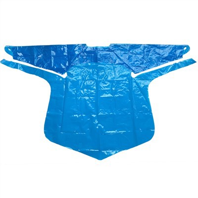 Gown Adnewyddadwy Dolen Bawd Amgen 4 Mil Vinyl Gynau Amddiffynnol Gwrth-ficrobaidd gwrth-ddŵr